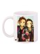Anime Printed Coffee Mug White/Yellow/Brown 11ounce