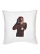 The Flash Printed Decorative Cushion White/Red/Beige 16x16inch