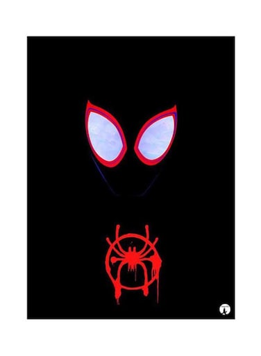 Spiderman Metal Plate Poster Multicolor 15x20centimeter
