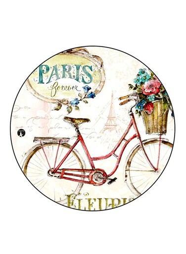 Bike Printed Fridge Magnet Multicolour