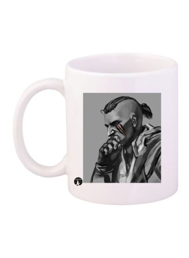 Assassin's Creed Printed Mug White/Black/Grey