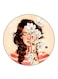 Girl Printed Fridge Magnet Multicolour