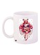 Anime Girl Printed Coffee Mug White/Red/Blue 11ounce