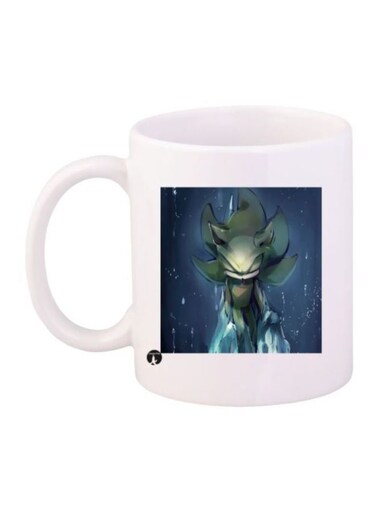 Sonic Printed Coffee Mug White/Blue/Green