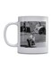 Race Car Driver Printed Mug White/Black/Grey