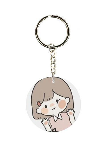 Girls Printed Keychain