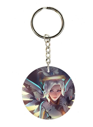 Overwatch Double Side Printed Keychain