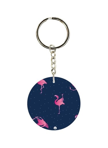 Bird Printed Single Sided Keychain
