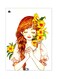 Cartoon Character Themed Metallic Plate White/Brown/Yellow 20x15cm