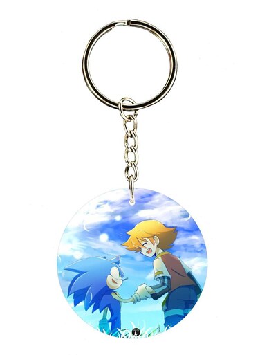 Sonic Printed Keychain
