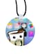 Coffee Printed Car Mirror Pendant