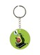 Avocado Cartoon Printed Single Sided Keychain