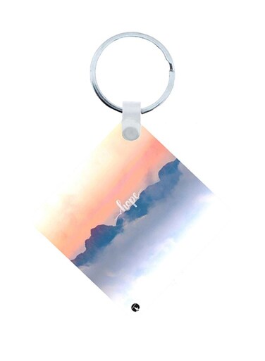 English Phrases Wooden Keychain