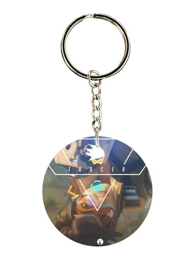 Double Sided Over-Watch Printed Keychain