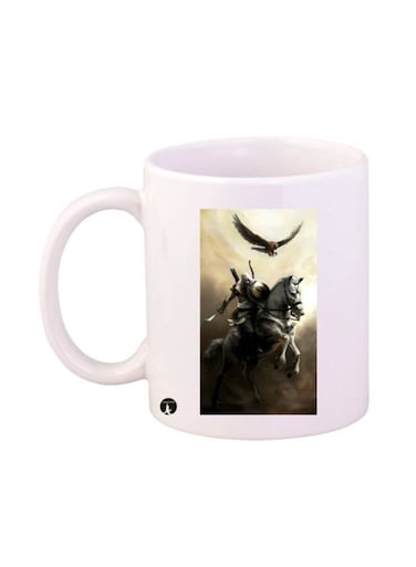 Assassin's Creed Printed Mug White/Beige/Grey Standard Size