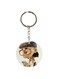 Cartoon Themed Single Sided Keychain