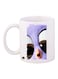 Angry Bird Printed Mug White/Purple/Brown Standard Size