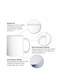 RYN&reg; Ceramic Coffee Mug with Initial Design Printed Gift for Coffee and Tea Lovers 11 Oz alphabet F