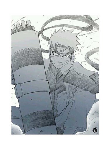 Anime Naruto Metal Plate Poster Multicolour 15x20centimeter