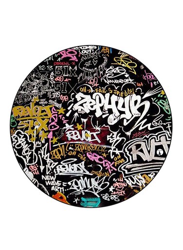 Graffiti Printed Fridge Magnet Multicolour