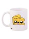 Ceramic Coffee Mug White/Yellow