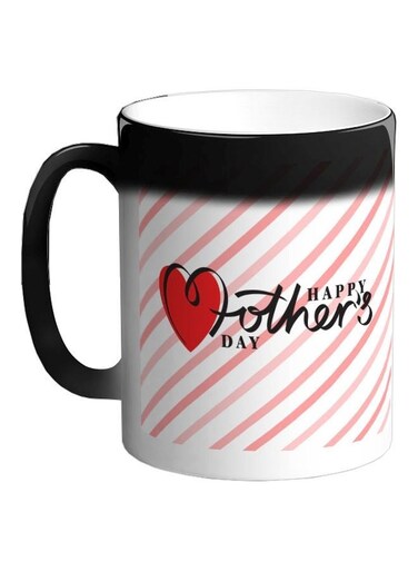 Happy Mother's Day Printed Colour Changing Coffee Mug Black 11ounce