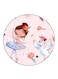 Girl Printed Fridge Magnet Multicolour