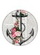 Anchor Printed Fridge Magnet Multicolour