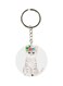 Cat Themed Single Sided Keychain