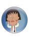 The Anime Chibi Maruko Chan Printed Fridge Magnet Blue/White/Red