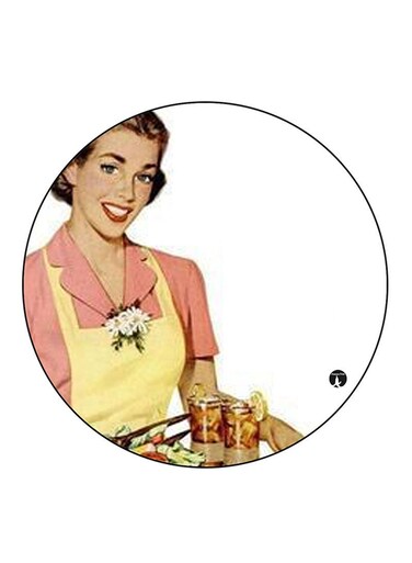 Vintage Art Printed Fridge Magnet Multicolour
