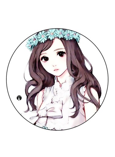 Girl Printed Fridge Magnet Multicolour