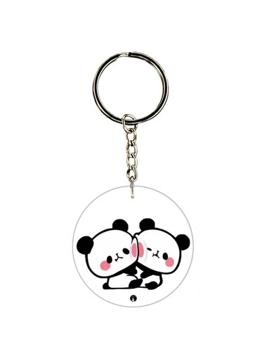 Panda Printed Keychain