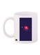 Planet Printed Coffee Mug White/Blue/Red