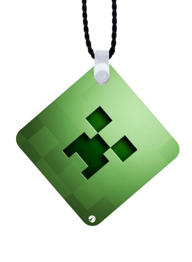 Minecraft Game Printed Car Mirror Pendant