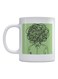Man Printed Mug White/Black/Green