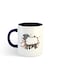 Eid Al-Adha Sheep Printed Mug White/Navy