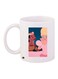 Cartoon Girls Printed Coffee Mug White/Pink/Blue 11ounce