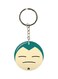 Pokemon Printed Keychain Silver/Beige/Green