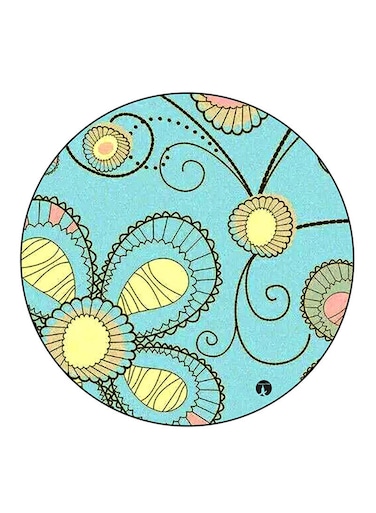 Flowers Printed Fridge Magnet Multicolour