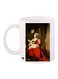 Classic Woman Printed Coffee Mug White/Black/Red 11ounce