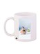 Birds Printed Mug White/Pink/Green Standard Size