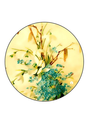 Flowers Printed Fridge Magnet Multicolour