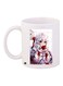 Animated Girl Printed Coffee Mug White/Red/Purple