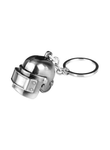 PUBG Battleground Three Level Helmet Car Keychain