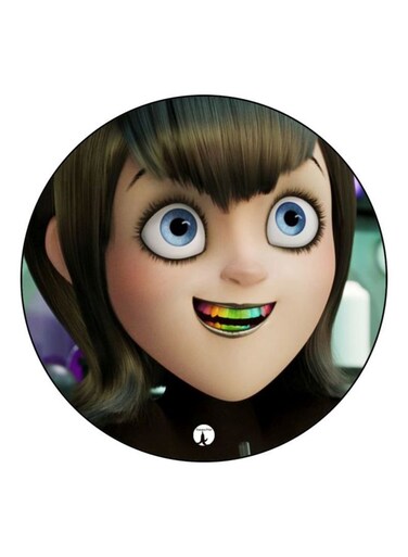 Hotel Transylvania Printed Fridge Magnet Beige/Black/Green