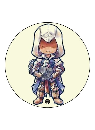 Assassin's Creed Printed Fridge Magnet Beige/Beige/Blue