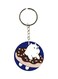 Bear In A Donut Printed Double Sided Keychain