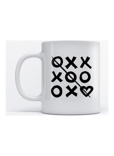 Mug XO Game for Coffee and Tea White