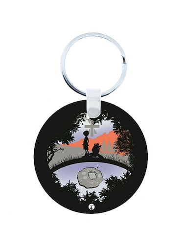 Digimon Anime Wooden Keychain